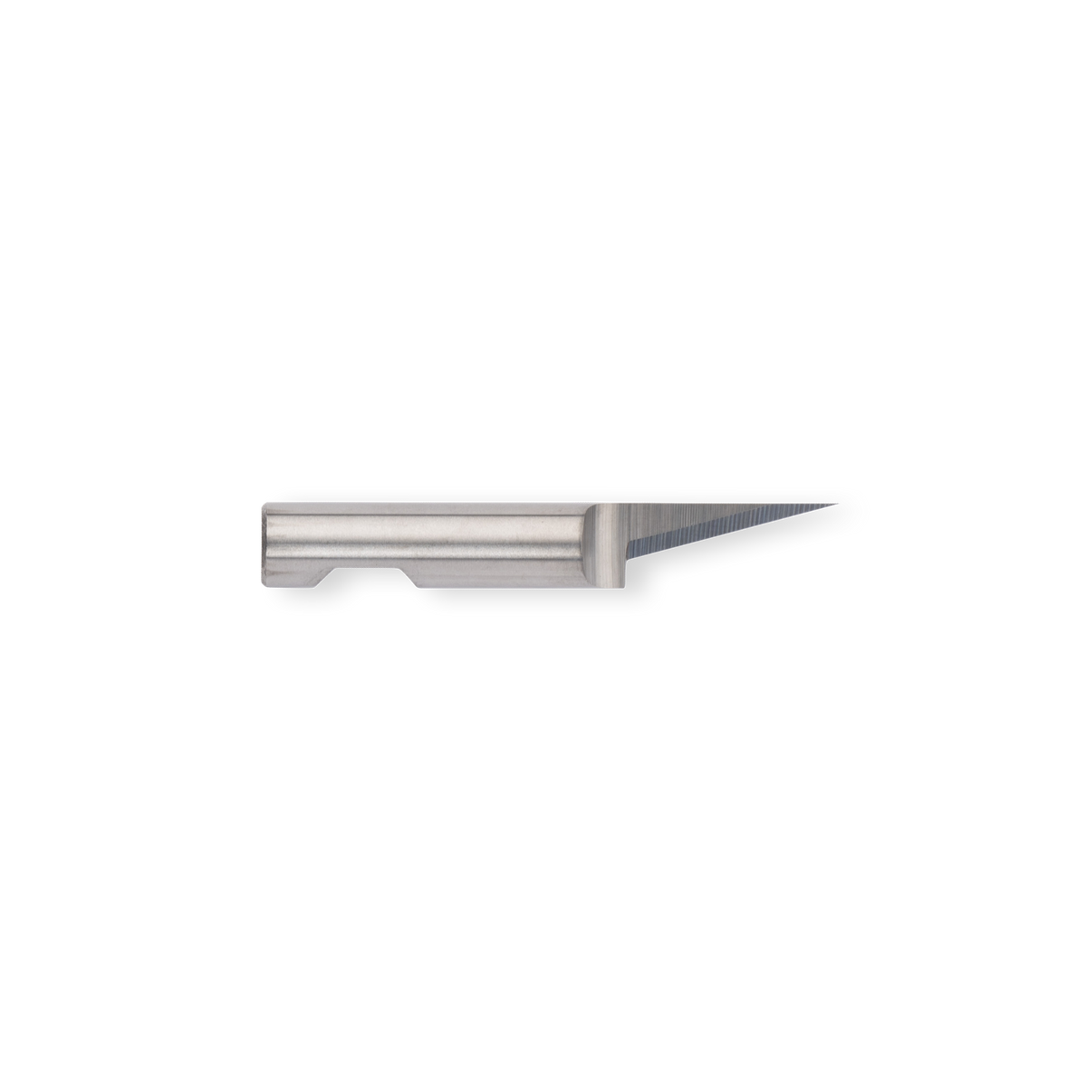 Slender oscillating tungsten carbide knife BLD-SR63120 (42475947) for Esko / Kongsberg cutters optimized for the cutting foam board. Length 40 mm, max. cutting depth 14 mm.
