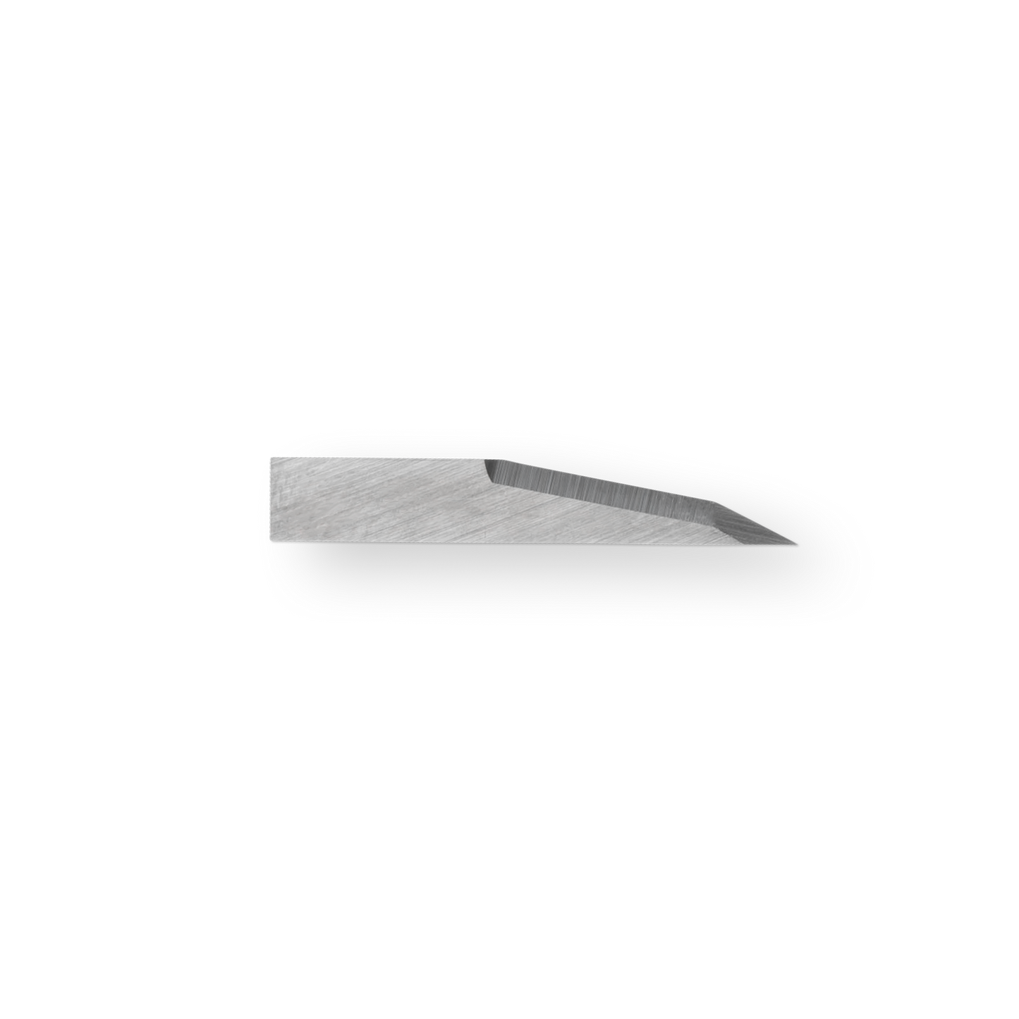 Oscillating tungsten carbide knife Z22 (3910315) for Zund digital cutters suitable for precision cutting with minimal overcut, making it ideal for small radii and intricate details. Dimensions 25 mm x 4 mm x 0.63 mm, max. cutting depth 14 mm.