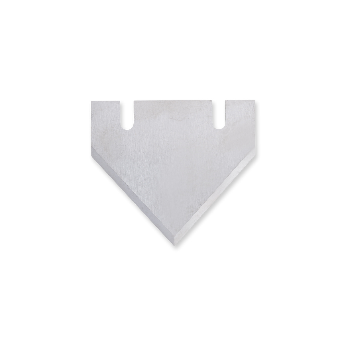 Tungsten carbide V-Notch knife BLD-DF570 (42455279) for Esko / Kongsberg cutters for cutting materials such as corrugated cardboard and honeycomb.