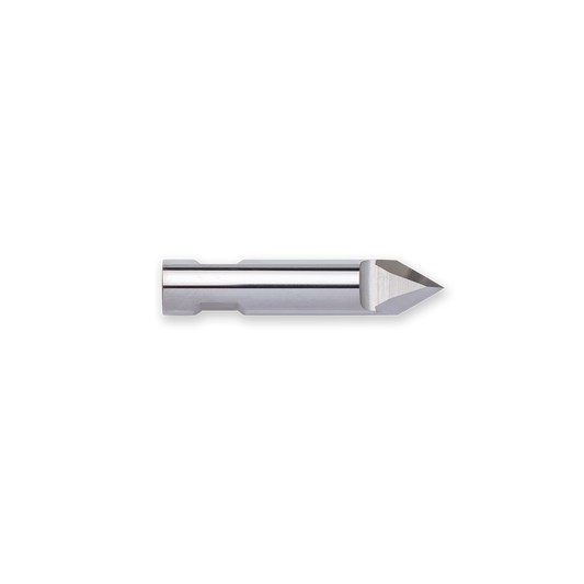 Tungsten carbide knife BLD-DR8180 (42447284) for Esko / Kongsberg cutters suitable for cutting rigid materials. Length 40 mm, max. cutting depth 5 mm.