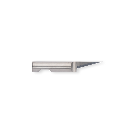 Slender oscillating tungsten carbide knife BLD-SR63120 (42475947) for Esko / Kongsberg cutters optimized for the cutting foam board. Length 40 mm, max. cutting depth 14 mm.