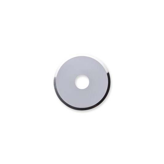 Rotary tungsten carbide knife JingWei J376 for JingWei digital cutters suitable for cutting various materials. Dimensions 32 mm x 8 mm x 0.63 mm, shank diameter Ø 8 mm, max. cutting depth 5 mm.