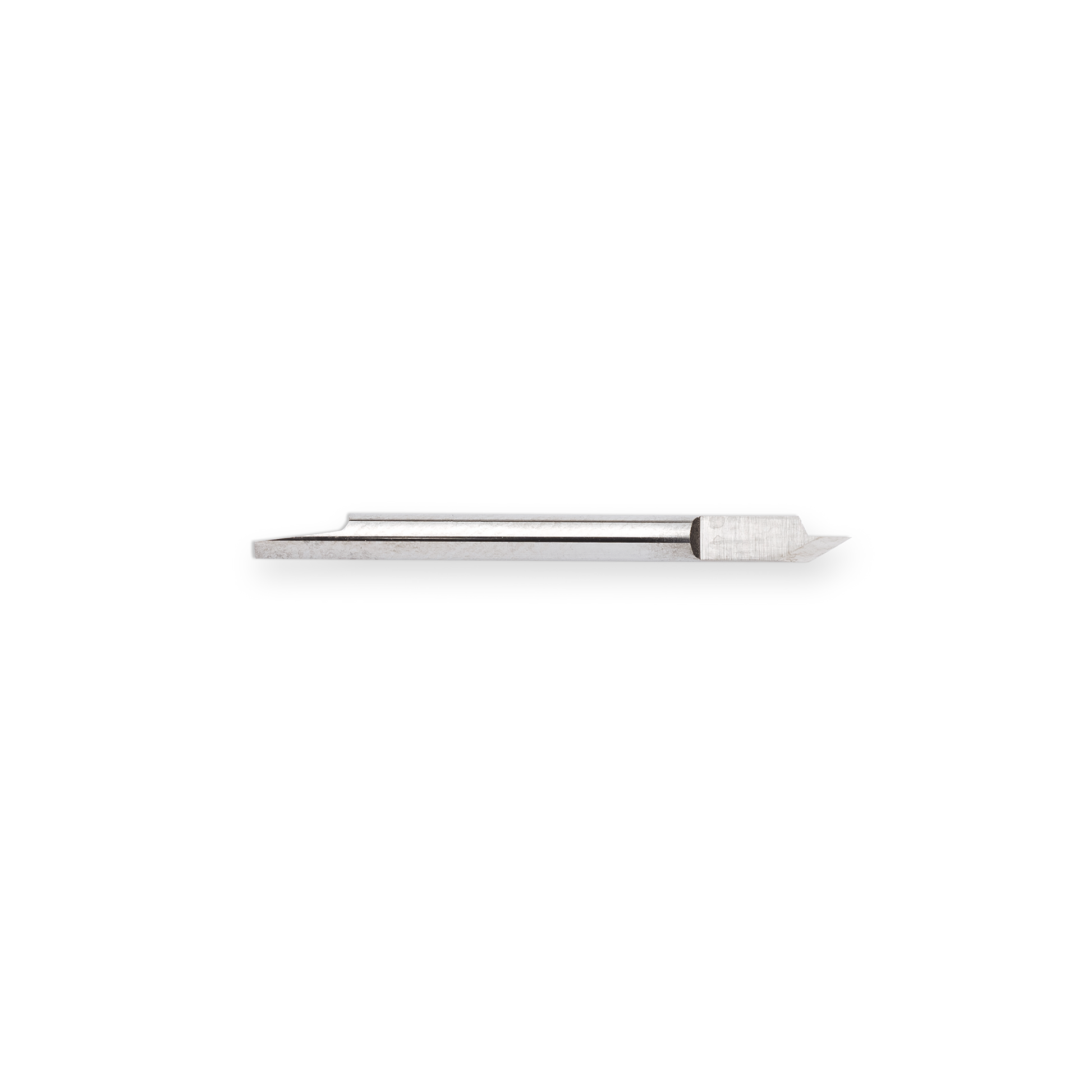 Tangencial tungsten carbide knife 390-550 for Summa F Series suitable for cutting various materials as Sandblast and Rhinestone. Length 31 mm, diameter 2.5, max. cutting depth 1.2 mm, cutting angle 60°.