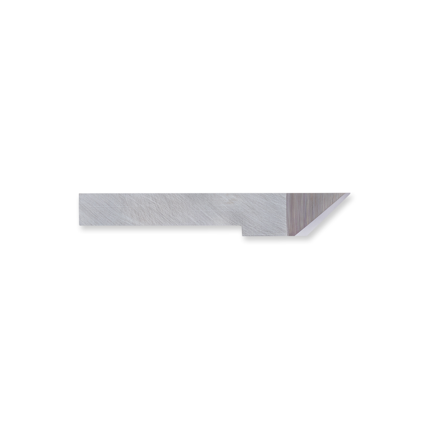 Tungsten carbide knife Zund Z102 (5219049) for Zund digital cutters suitable for cutting corrugated plastic, foam board, polyester fabric, ... Dimensions 50 mm x 6.0 mm x 1.5 mm, max. cutting depth 7.8 mm.