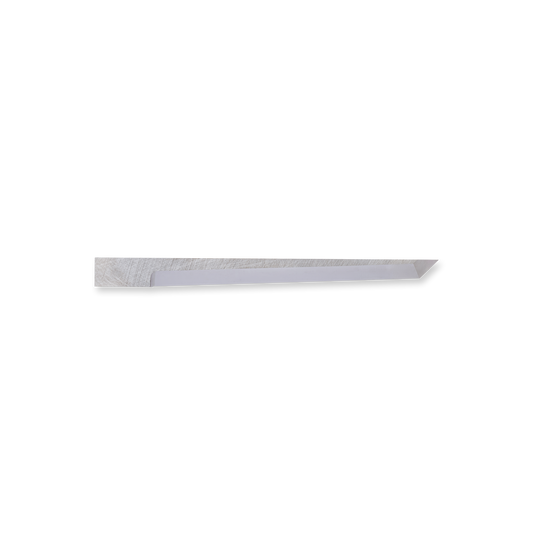 Tungsten carbide knife Zund Z608 (5210315) for Zund digital cutters suitable for cutting foam board. Dimensions 67 mm x 5.7 mm x 1.5 mm, max. cutting depth 56 mm.