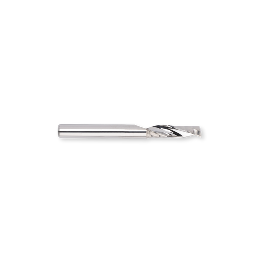 R156 (3910710), single flute, up-cut, tungsten carbide router bit for Zund machines suitable for milling various materials.